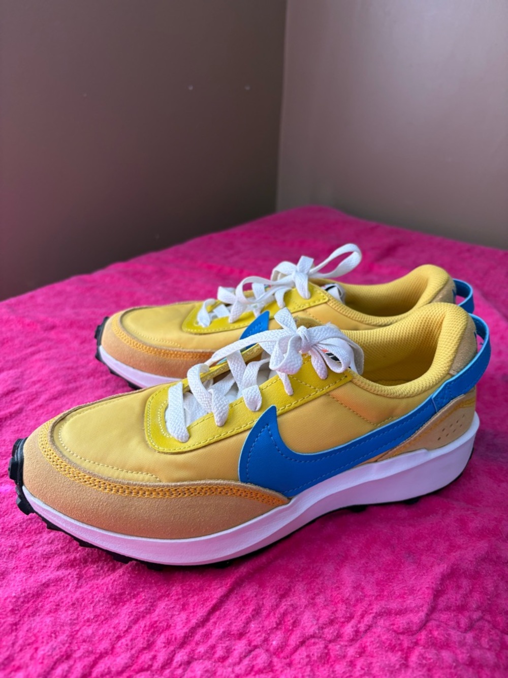 Nike Yellow Orange Blue Low-Top Sneakers
